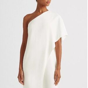 Lauren Ralph Lauren Tiered One Shoulder Jumpsuit, Size 8